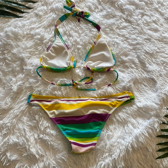 Raisins Colorblock Striped Bikini | Size XS - Picture 6 of 11